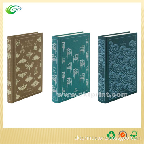 Custom Book Printing with Fabrics Cover (CKT-HB-113)